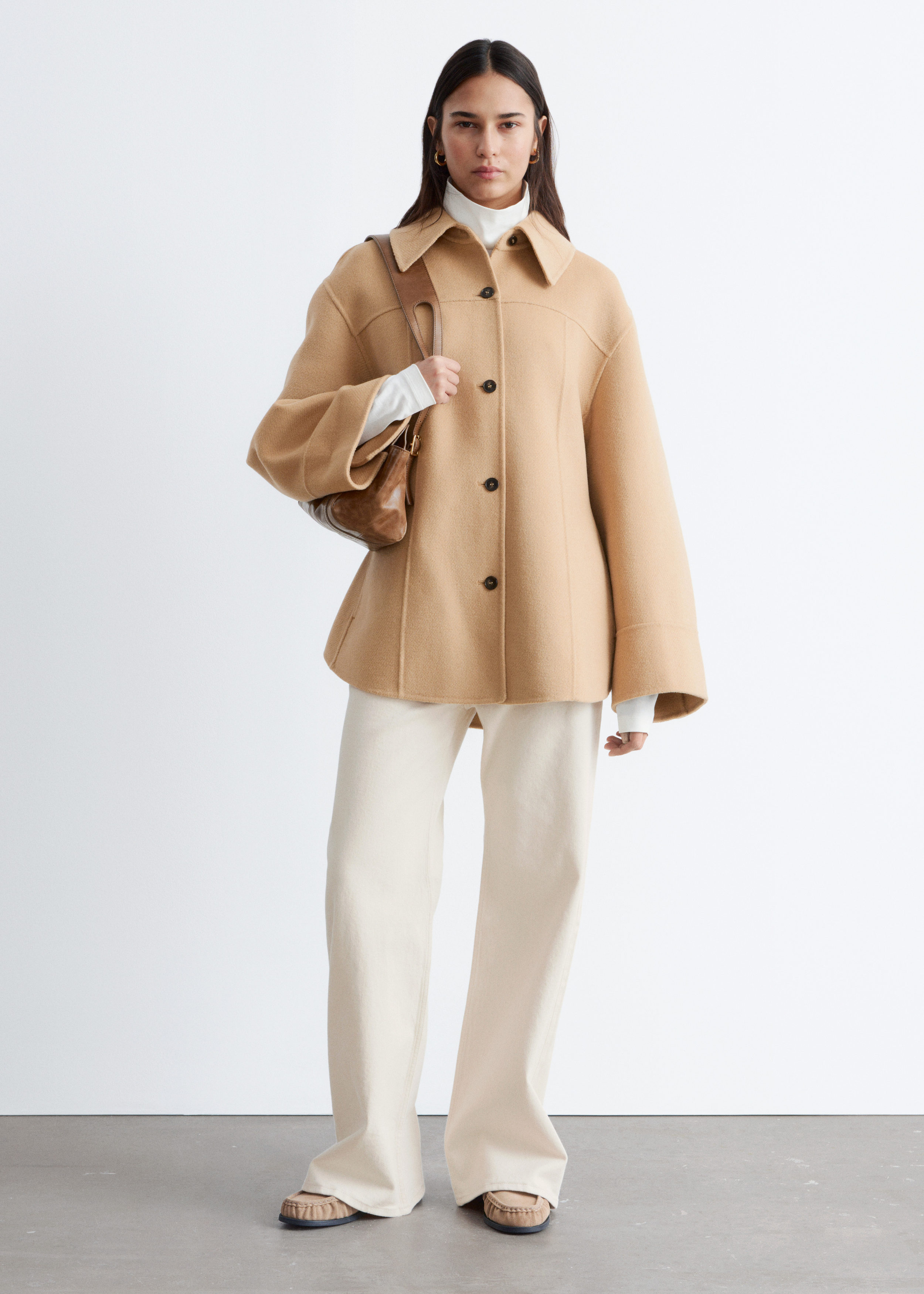 & Other Stories TAPERED WOOL JACKET