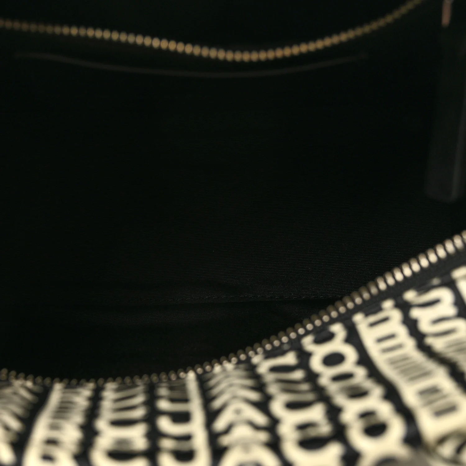 Calfskin Small The Monogram Tote Black White - Top Club