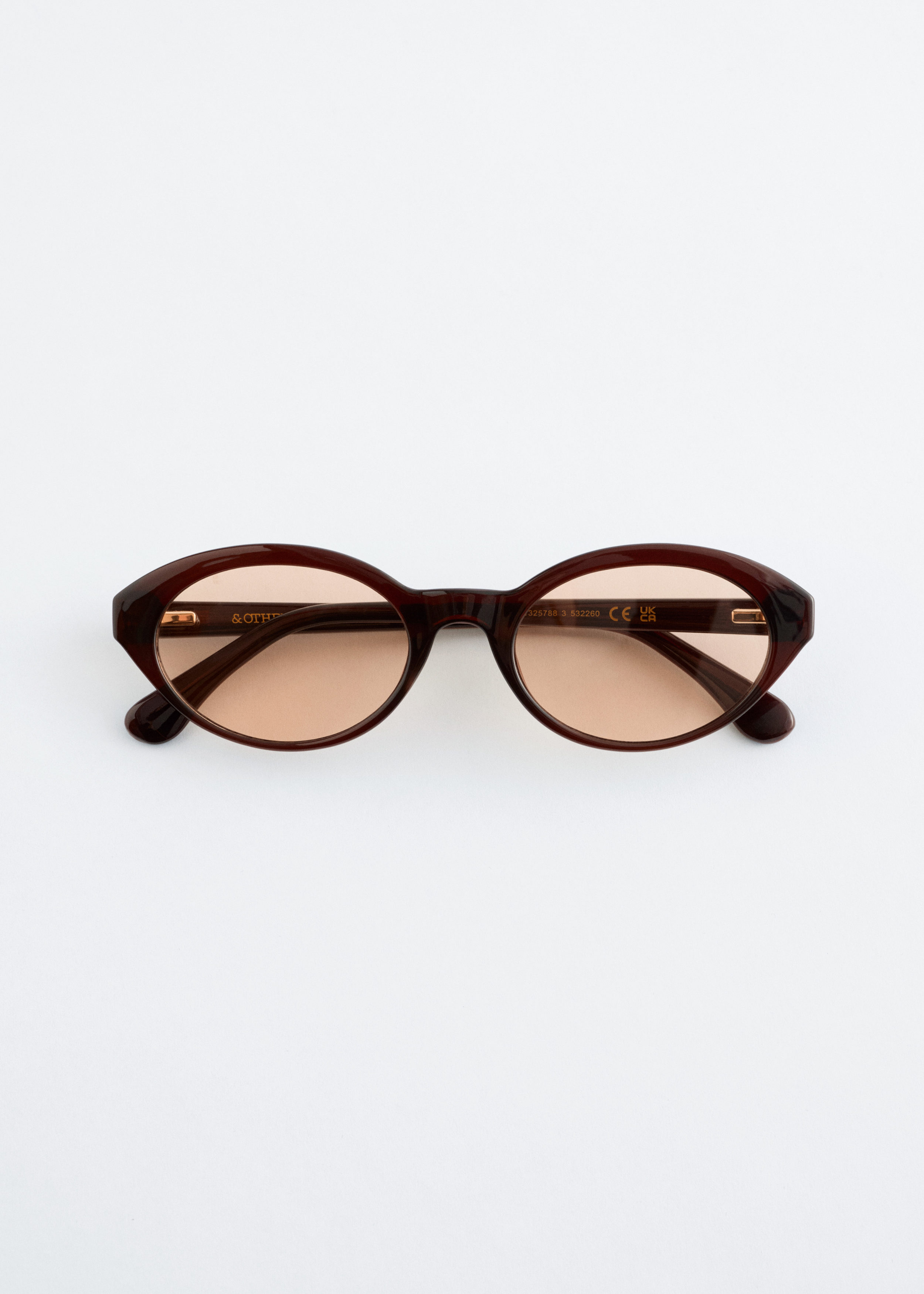 & Other Stories OVAL-FRAME SUNGLASSES