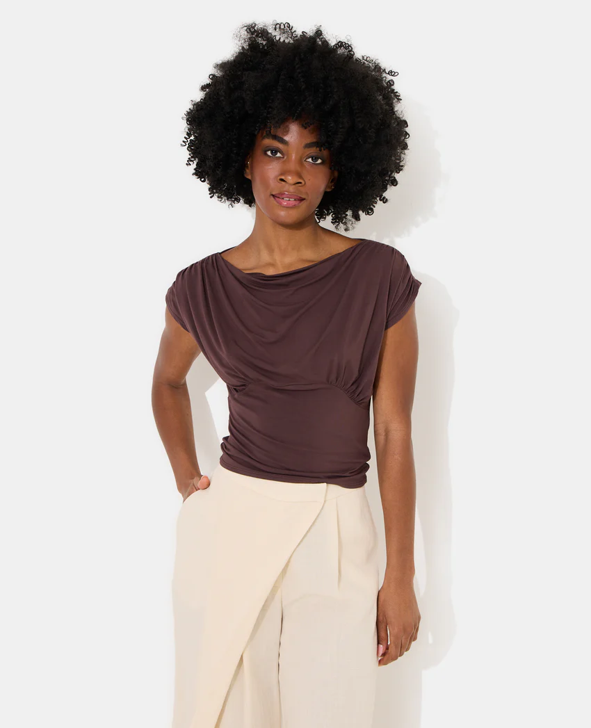 Pimkie Top fluide avec drapé