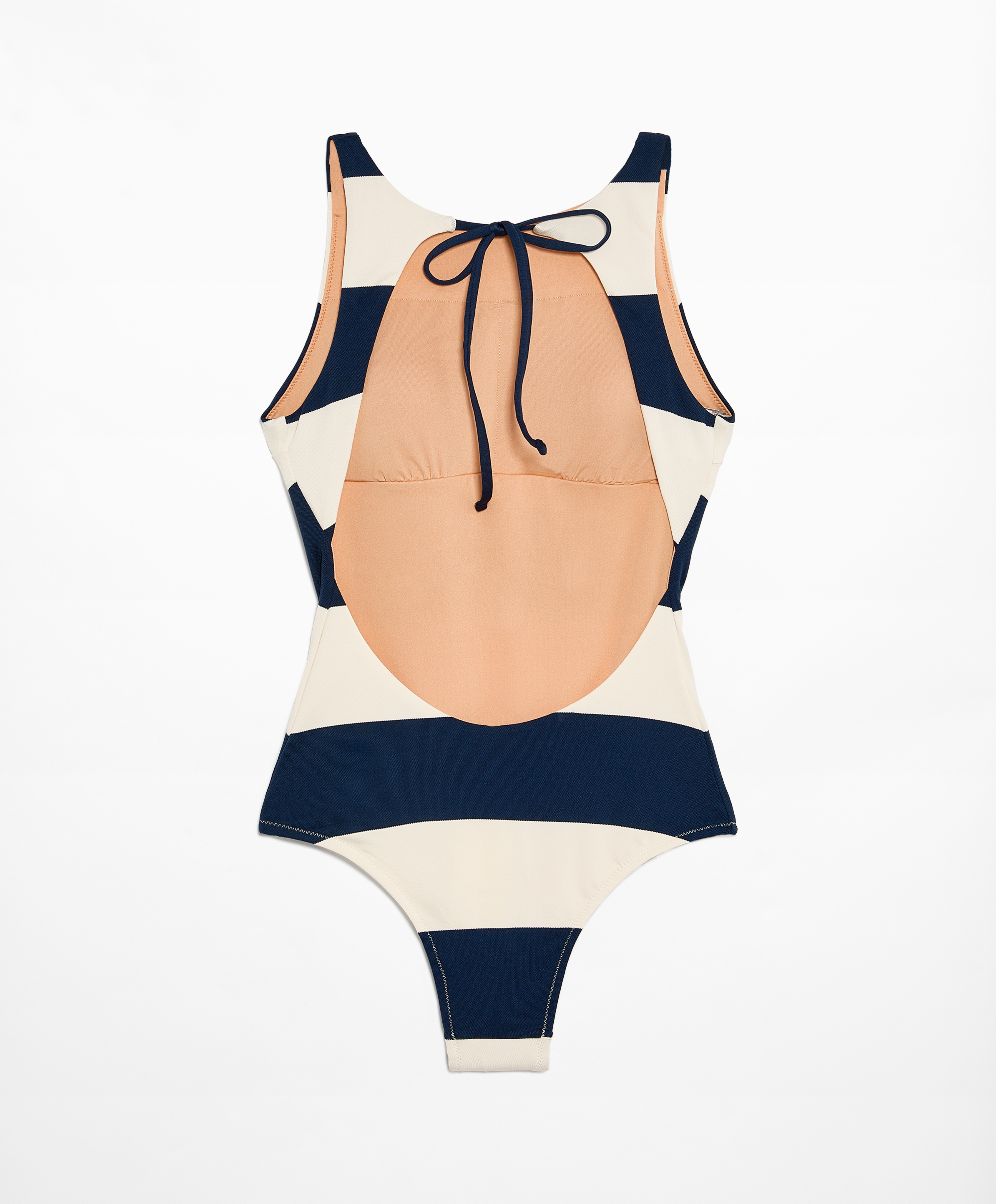 OYSHO Stripe halter swimsuit