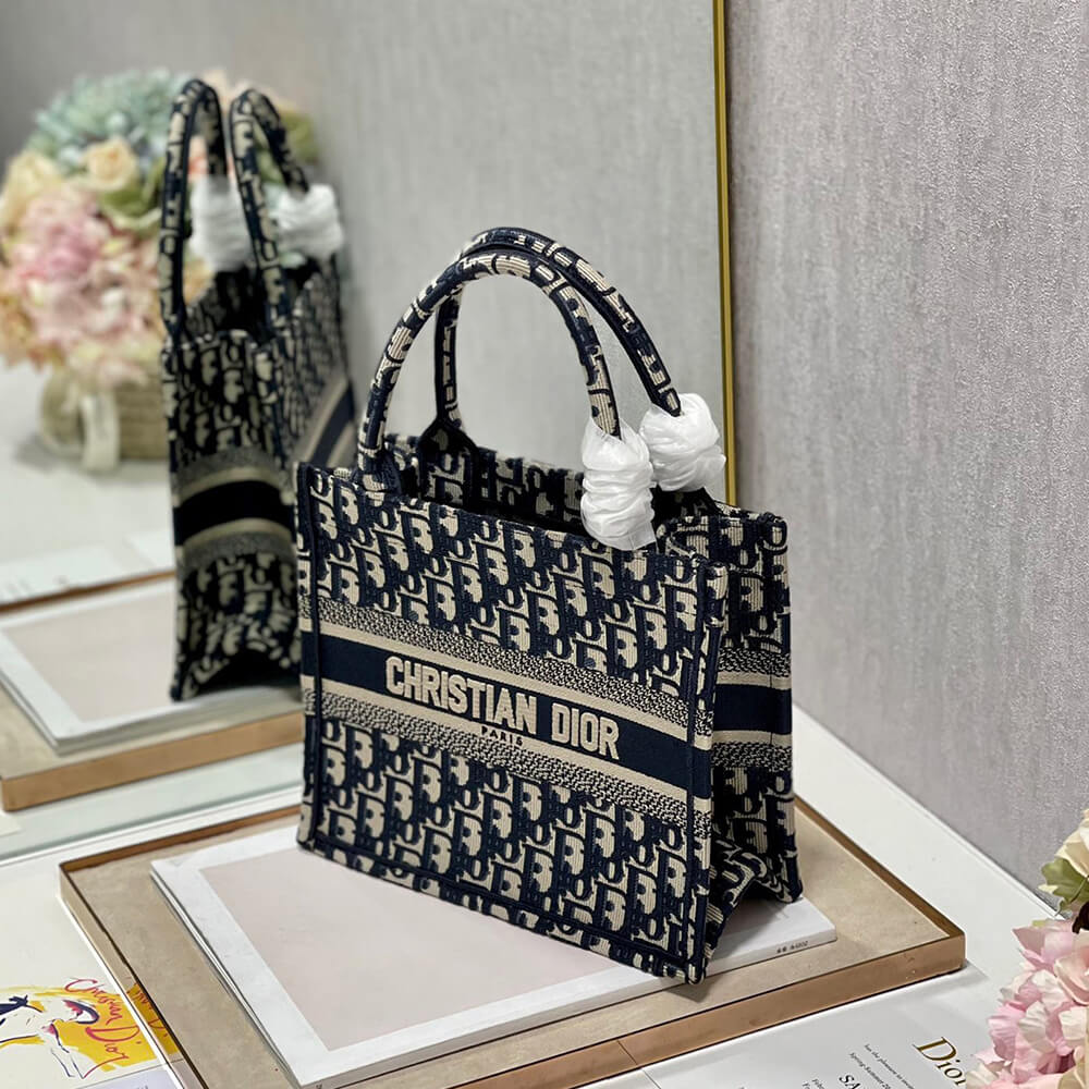 SMALL DIOR BOOK TOTE - Top Club