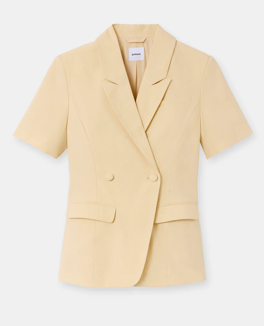 Pimkie Veste blazer cintrée manches courtes