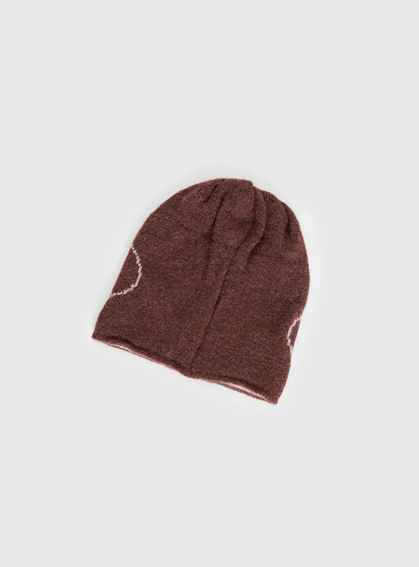 Rhiara Beanie Brown / Pink