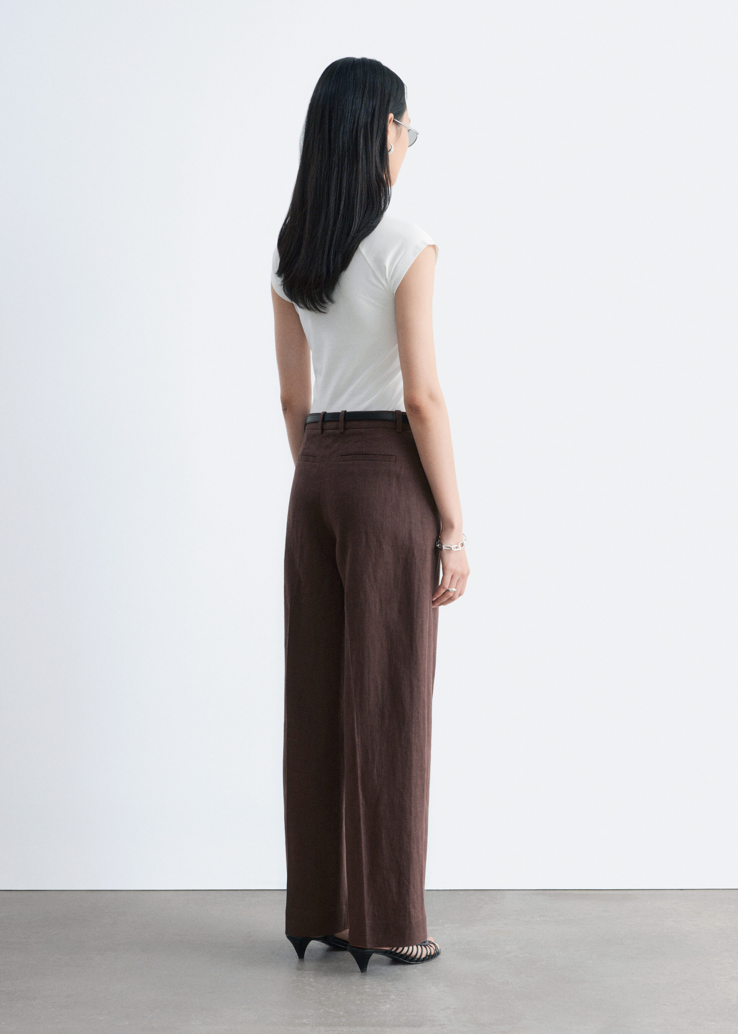 & Other Stories TAILORED LINEN TROUSERS