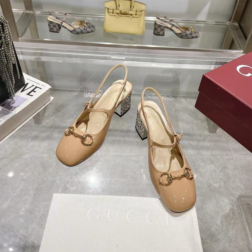Gucci Women s Horsebit pump with Crystals - Top Club