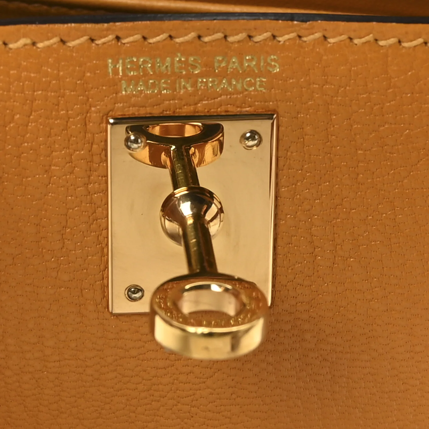 Chevre Chamkila Mini Kelly Sellier 20 Jaune D'or - Top Club