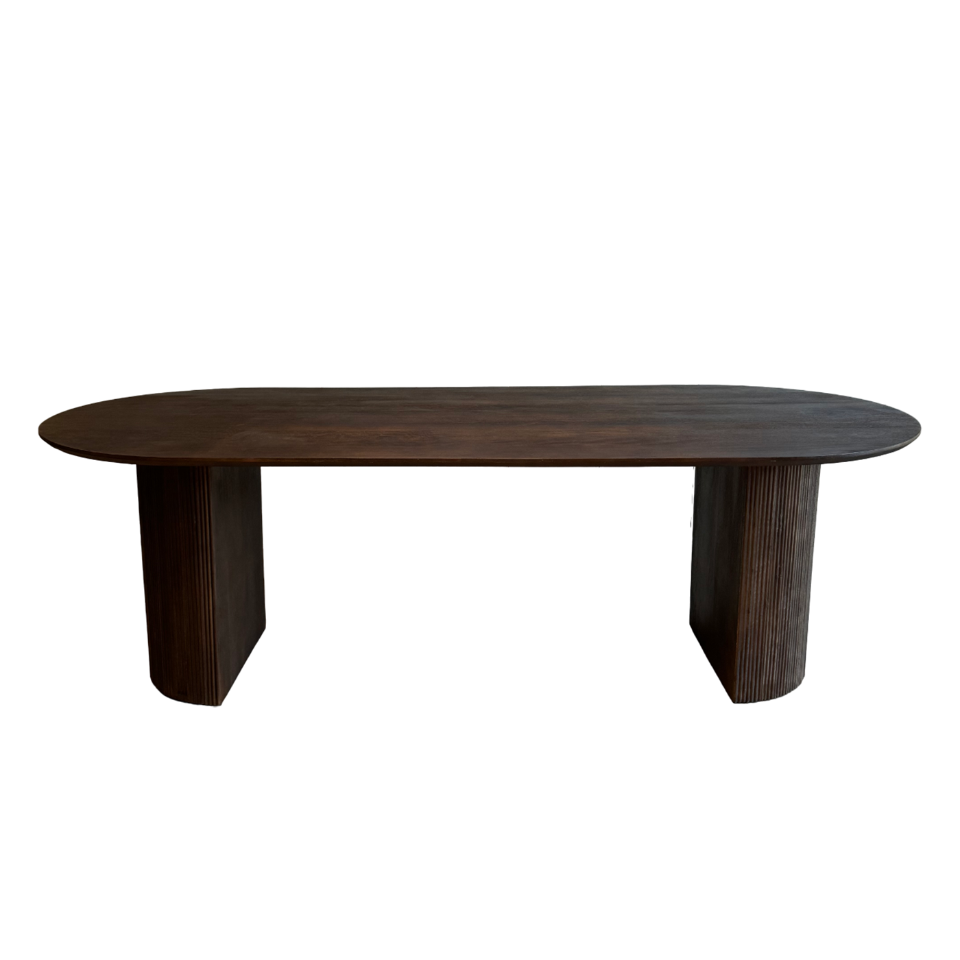 Old Inn wonen eetkamertafel Luca bruin ovaal- 200cm