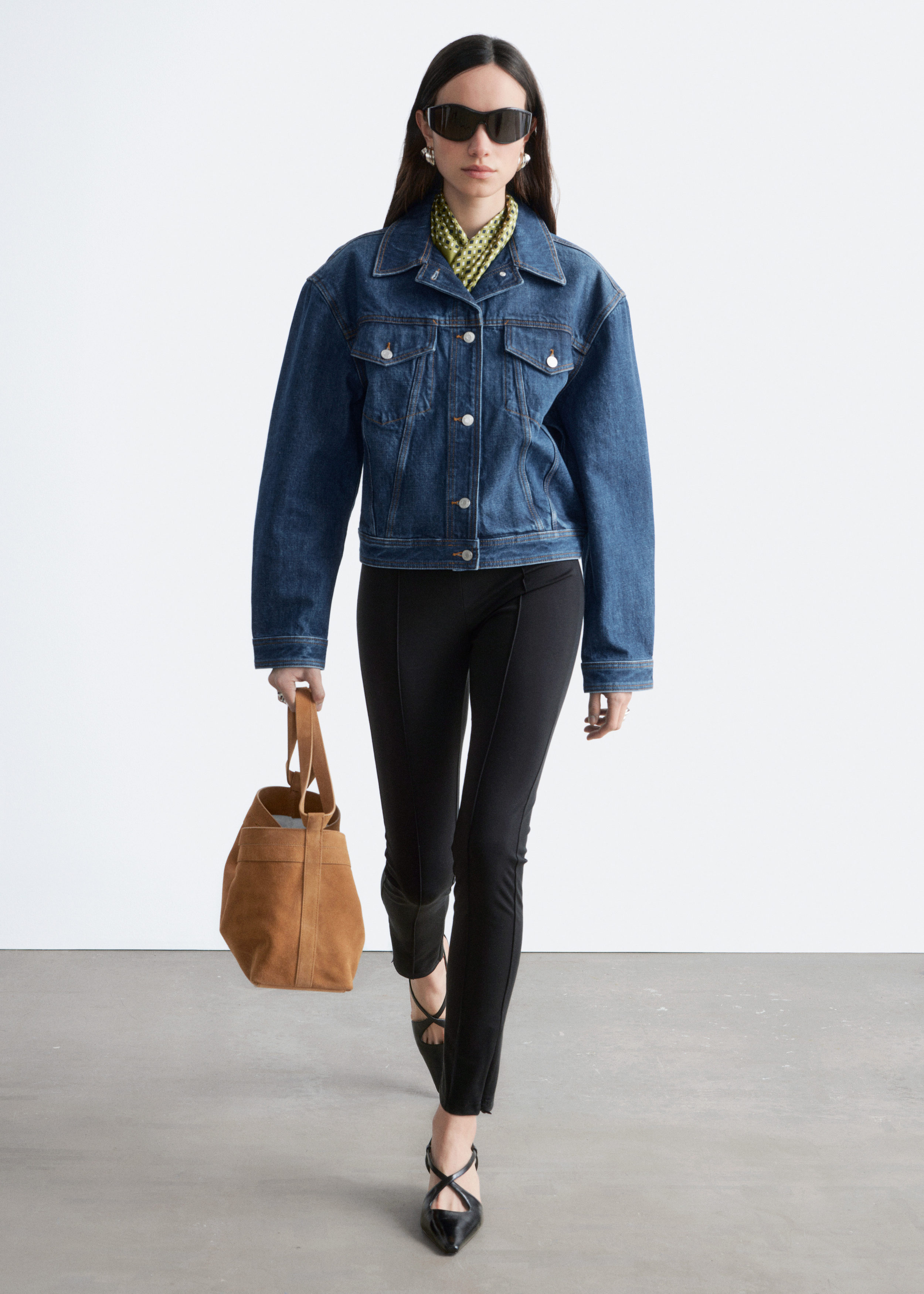 & Other Stories CROPPED DENIM JACKET