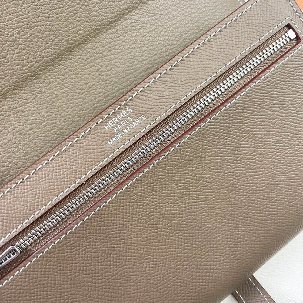 HERMES New H Passant Toutenmain wallet(HIGH-END GRADE) - Top Club
