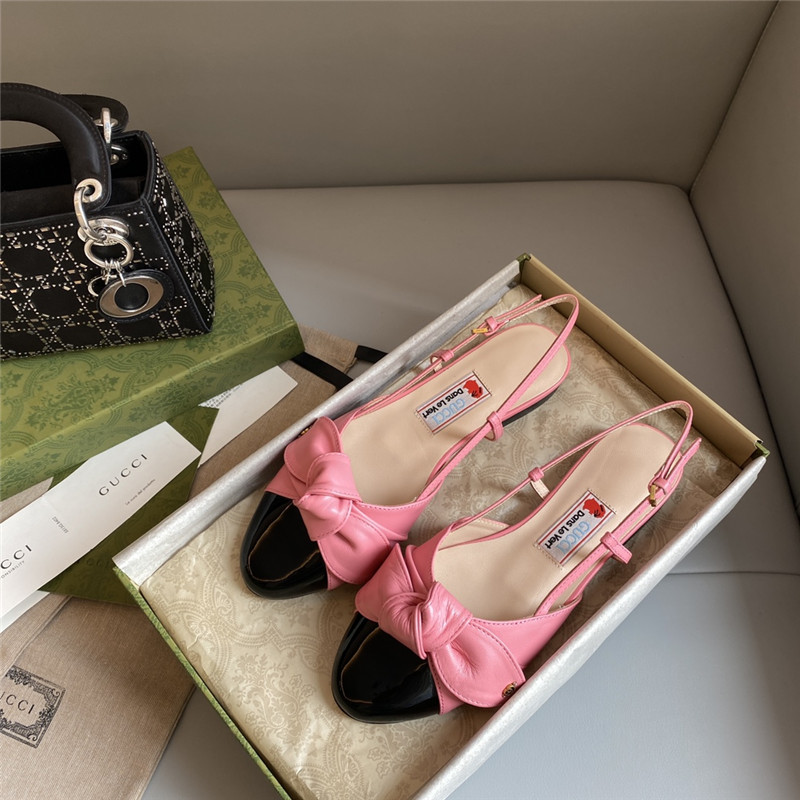 gucci new bunny ear bowknot ballet shoes - Sneaker Replica Workshop