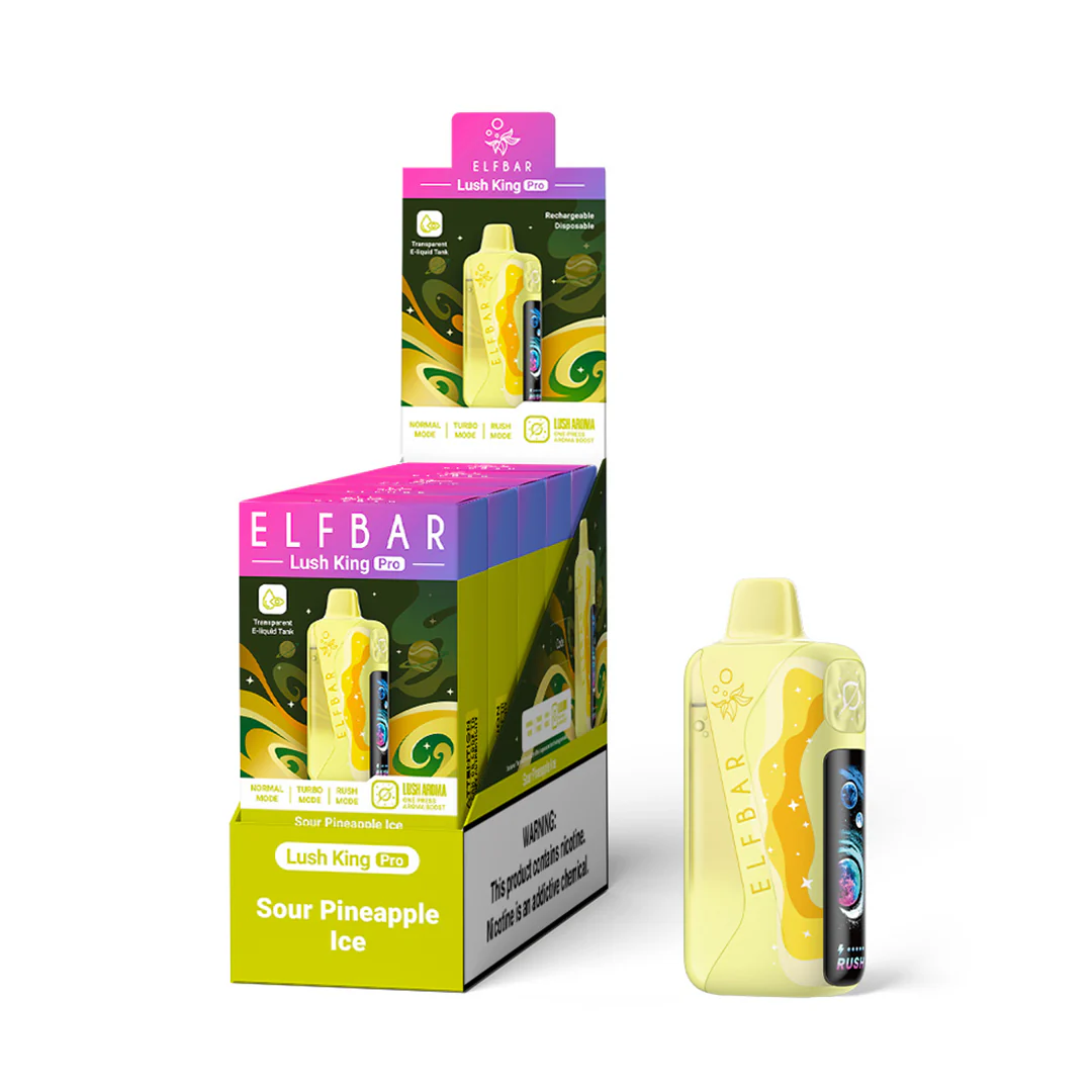 ELFBAR Lush King Pro Rechargeable Disposable Vape (All Flavours)