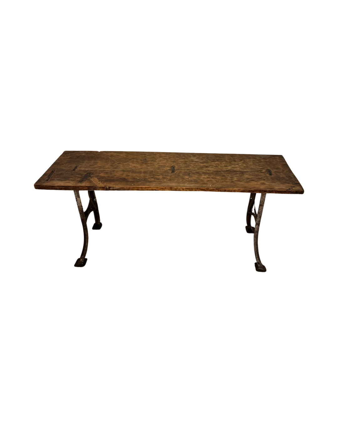 Console met metalen H poten