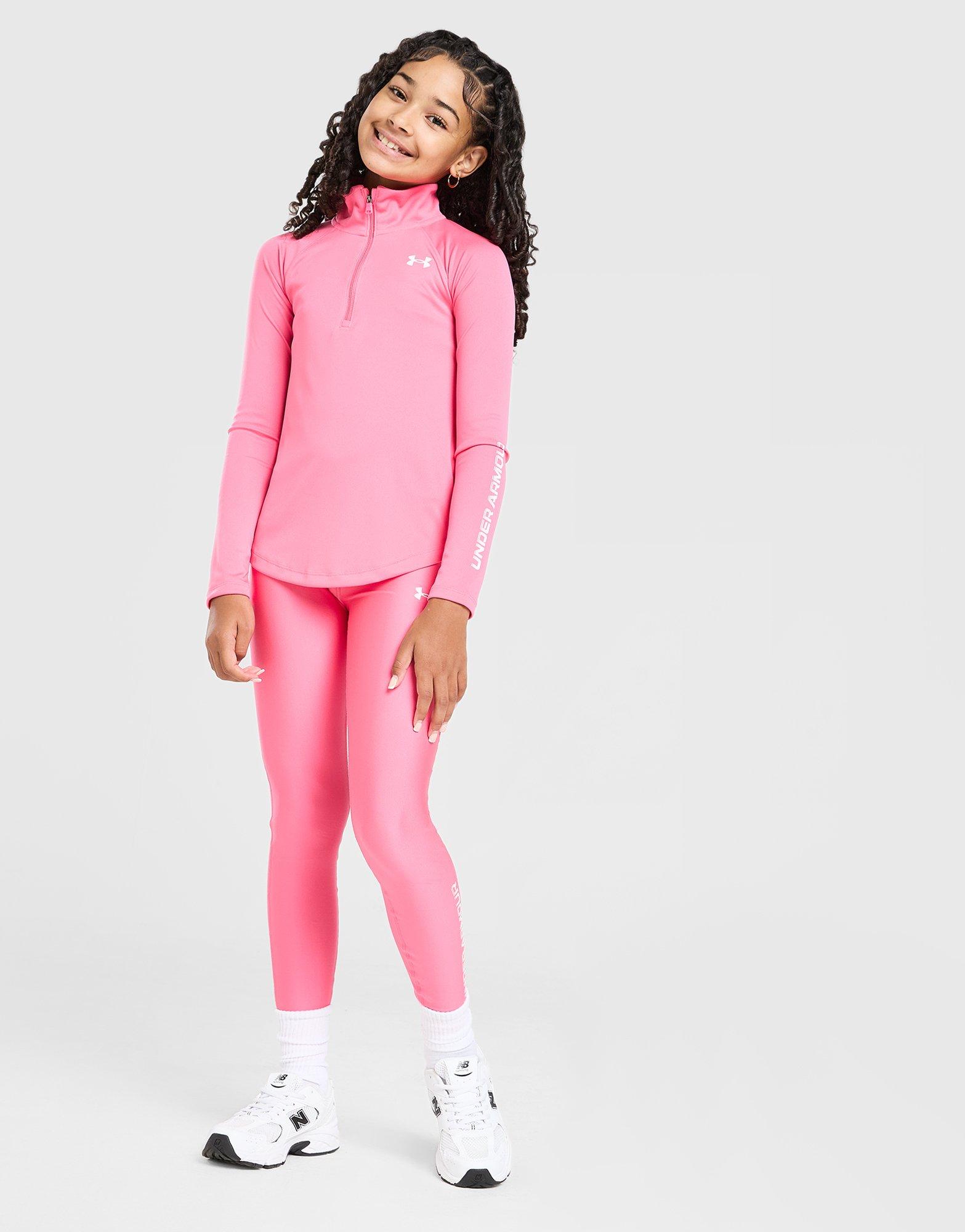 Under Armour Girls' Tech Wordmark 1/2 Zip Top Kinder