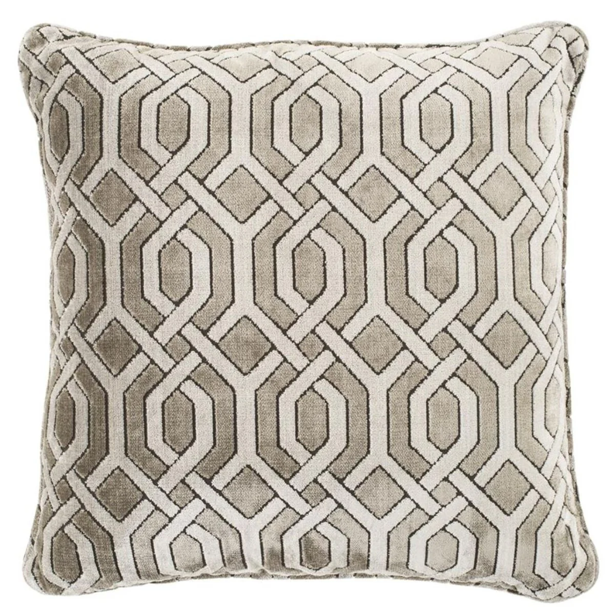 Decorative cushion gray 60 x 60 cm - luxury living room accessories