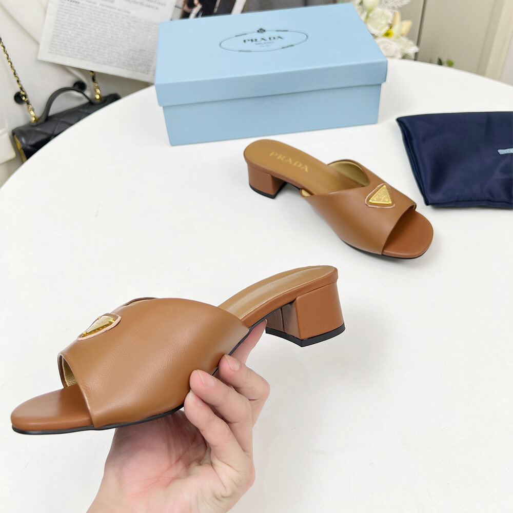 Prada Padded nappa leather sandals - Top Club