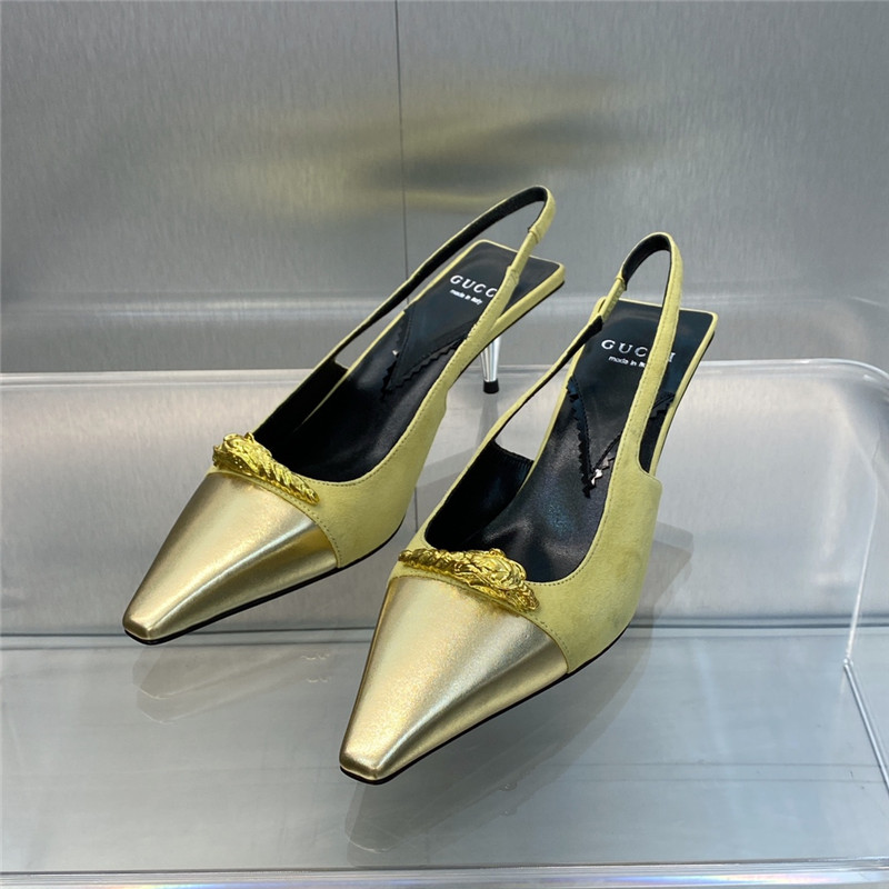 gucci mid heel candy color hardware buckle women s shoes - Sneaker Replica Workshop