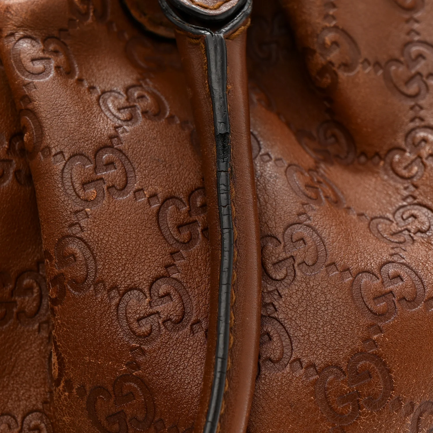 Guccissima Medium Sukey Tote Brown - Top Club