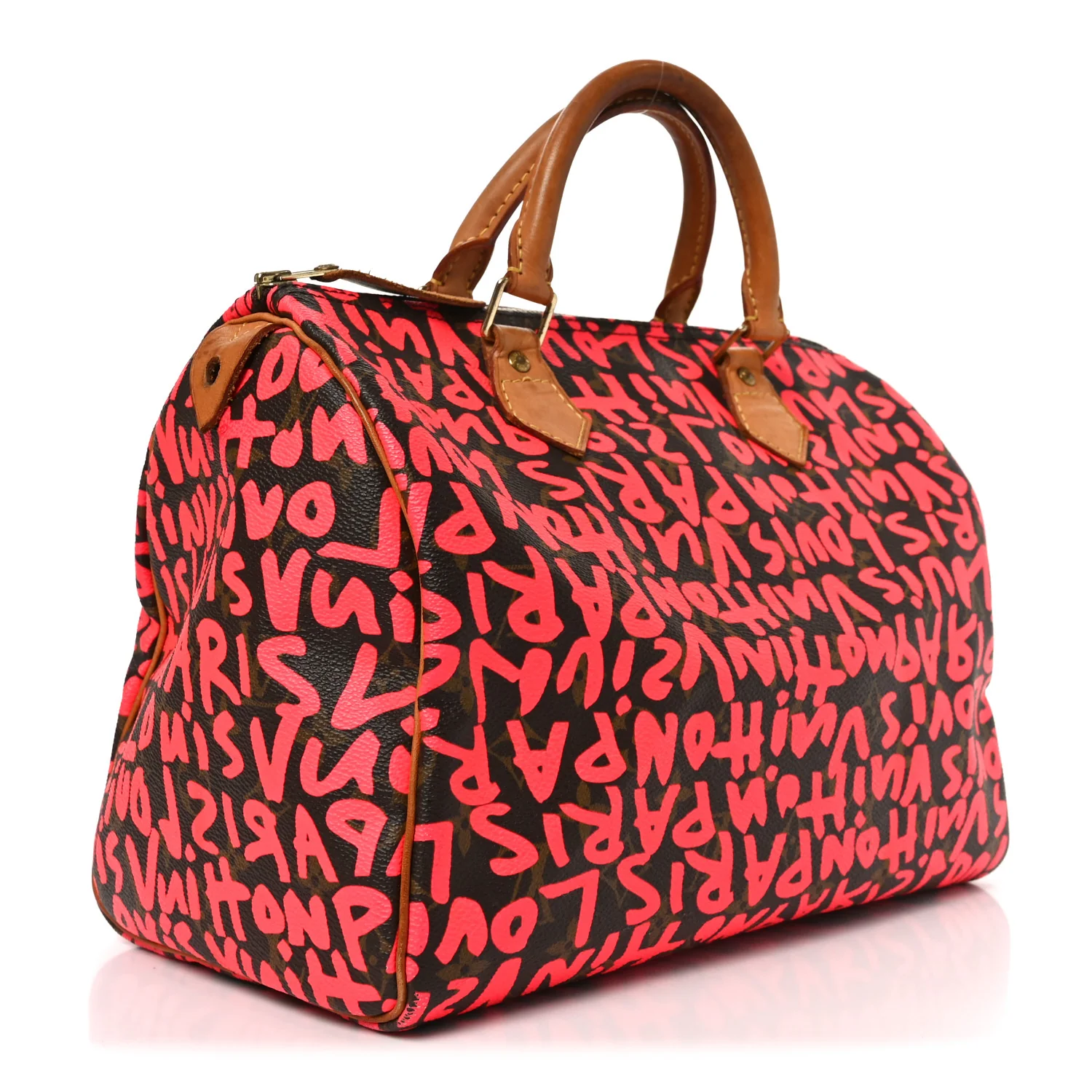 Monogram Graffiti Speedy 30 Fuchsia - Top Club