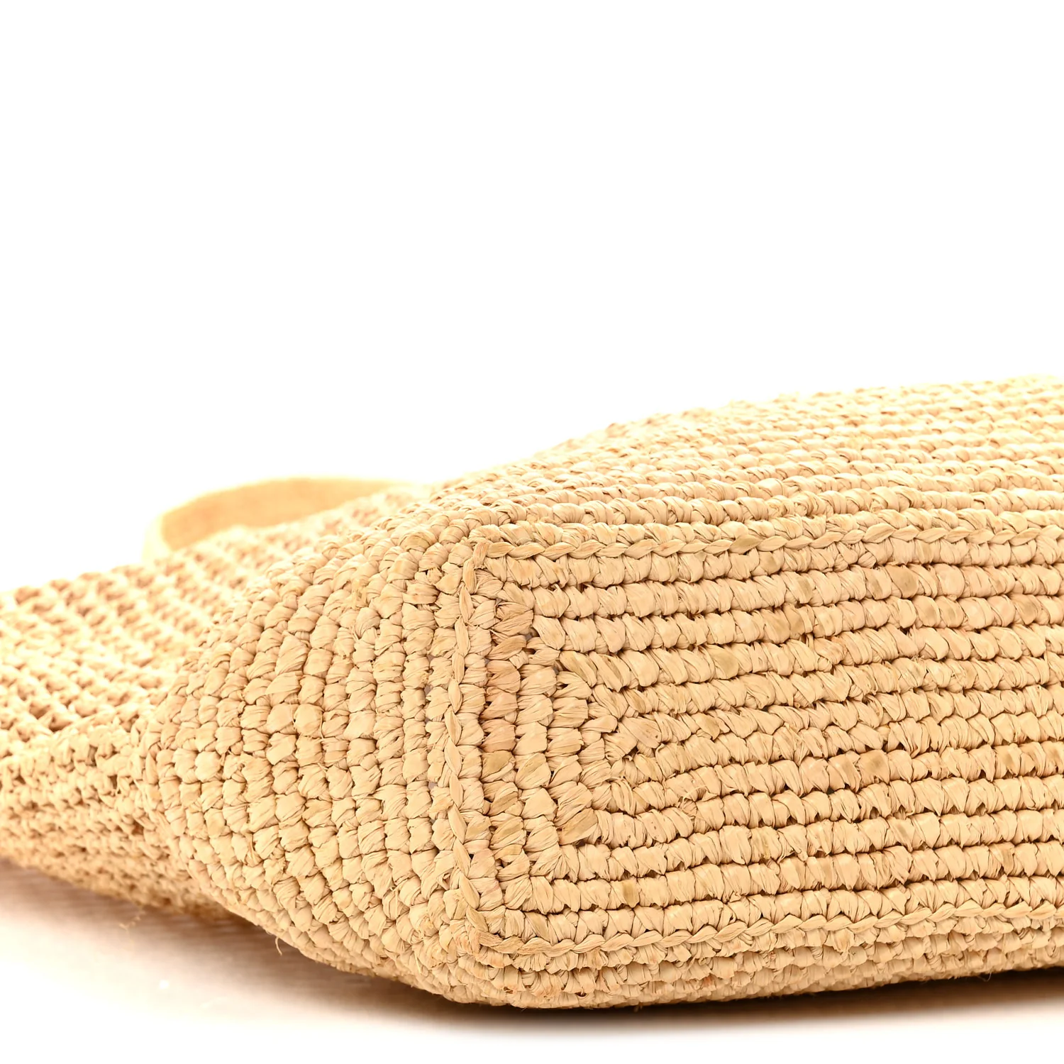 Raffia Icare Shopping Tote Natural - Top Club