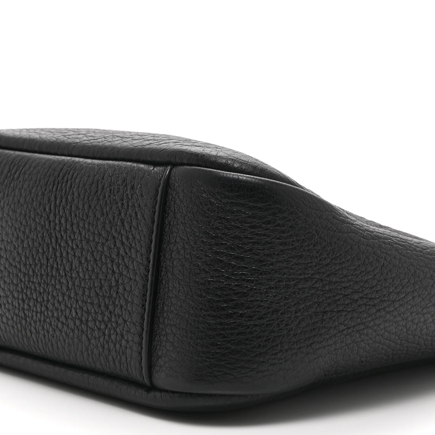 Grained Calfskin Baby Le 5 A 7 Supple Hobo Black - Top Club