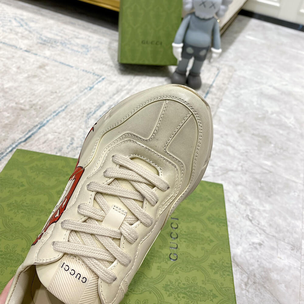 Gucci Rhyton sneaker with mouth print - Top Club