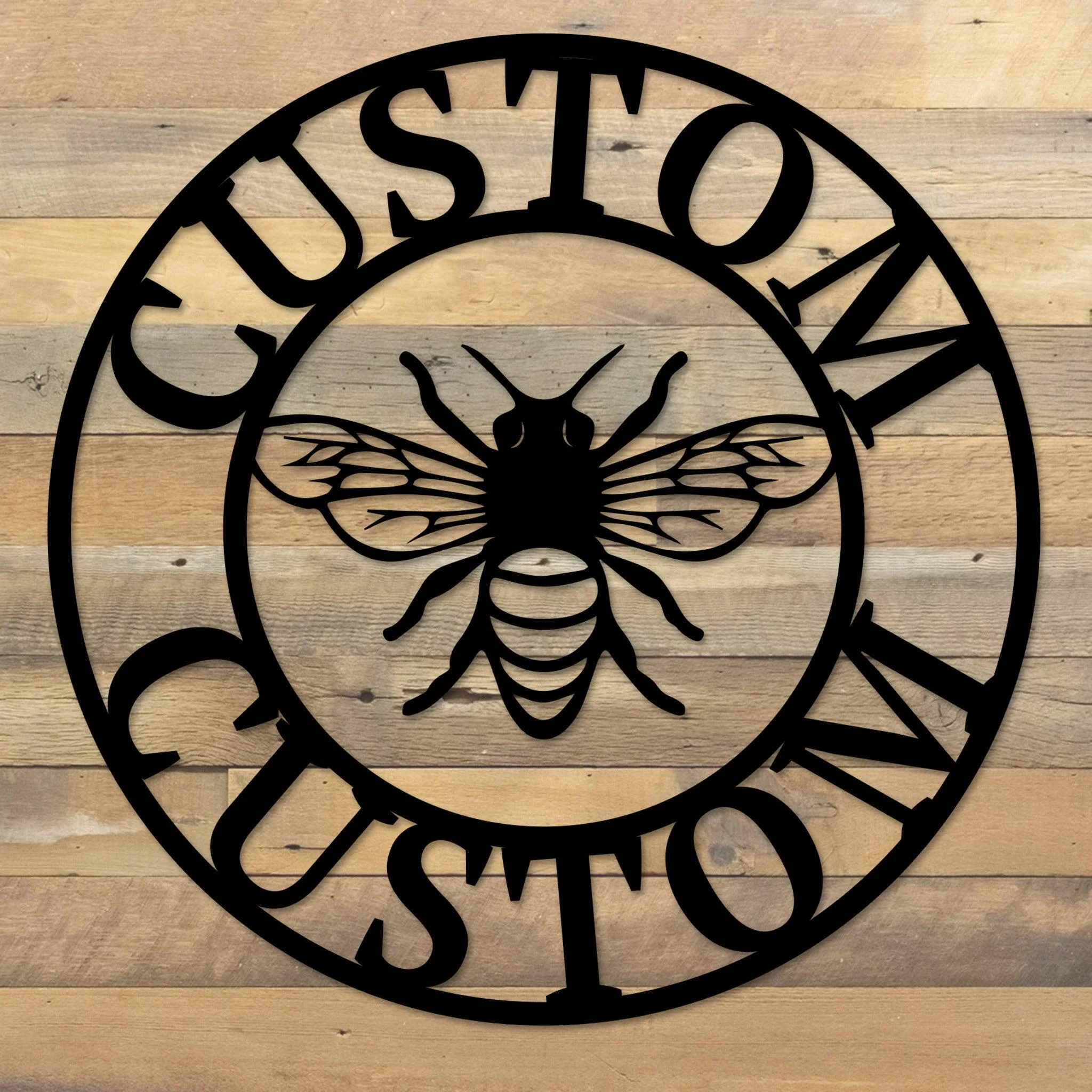 Custom Bee Metal Wall Art - Alvarez Pro Painting LLC