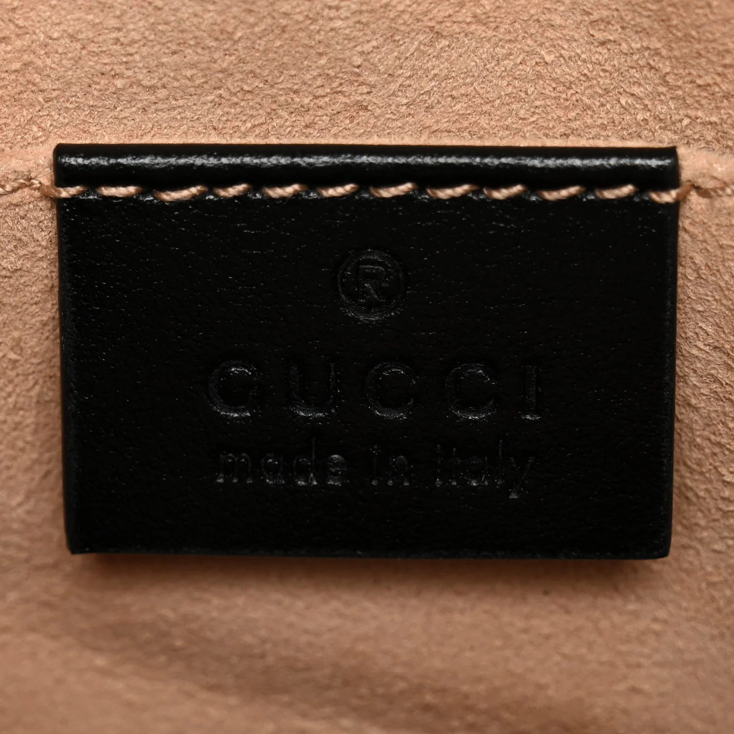 Calfskin Matelasse Mini GG Marmont Chain Shoulder Bag Black - Top Club