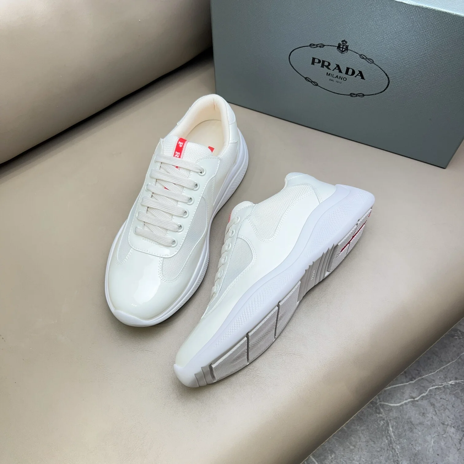 Prada Unisex Sneakers Luxury Fashion Sneakers - Sneaker Replica Workshop