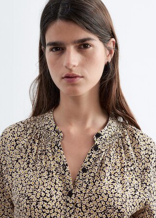 & Other Stories TIE-WAIST MIDI DRESS