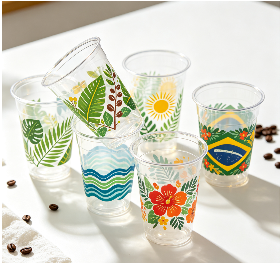 PET/PLA Clear Cups