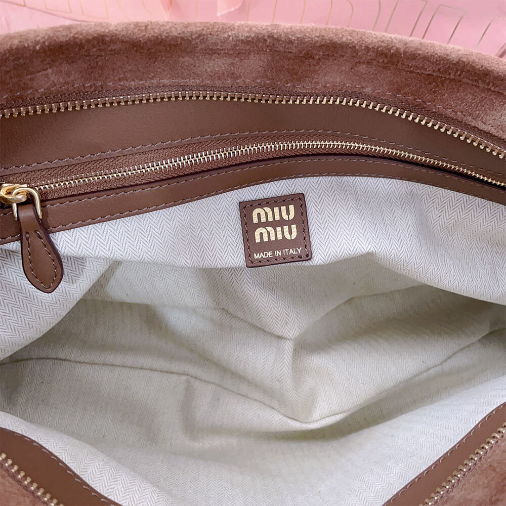 MIUMIU Medium Aventure suede bag(HIGH-END GRADE) - Top Club