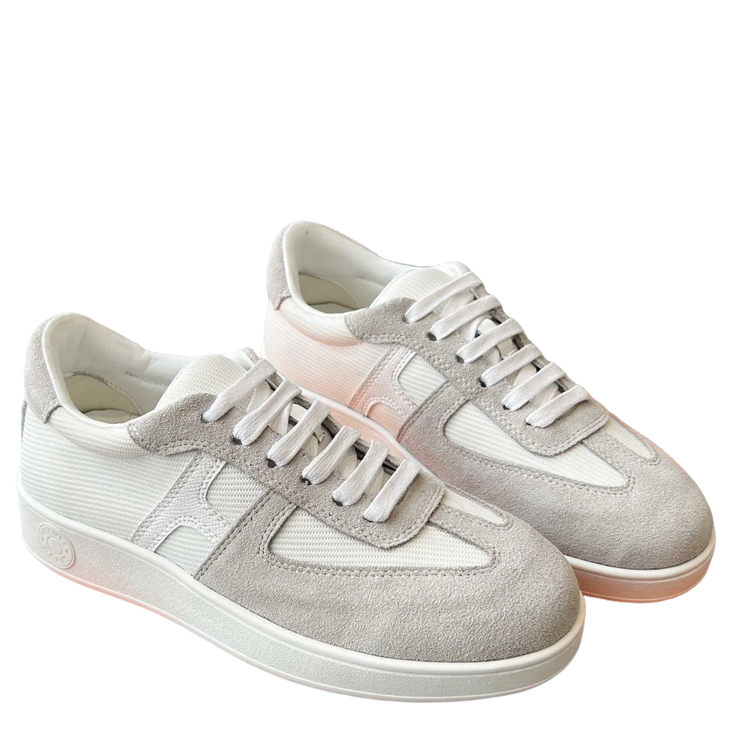 Hermes Women's Sneakers Iconic H Logo Leather Casual Fashion Shoes - Sneaker Replica Workshop