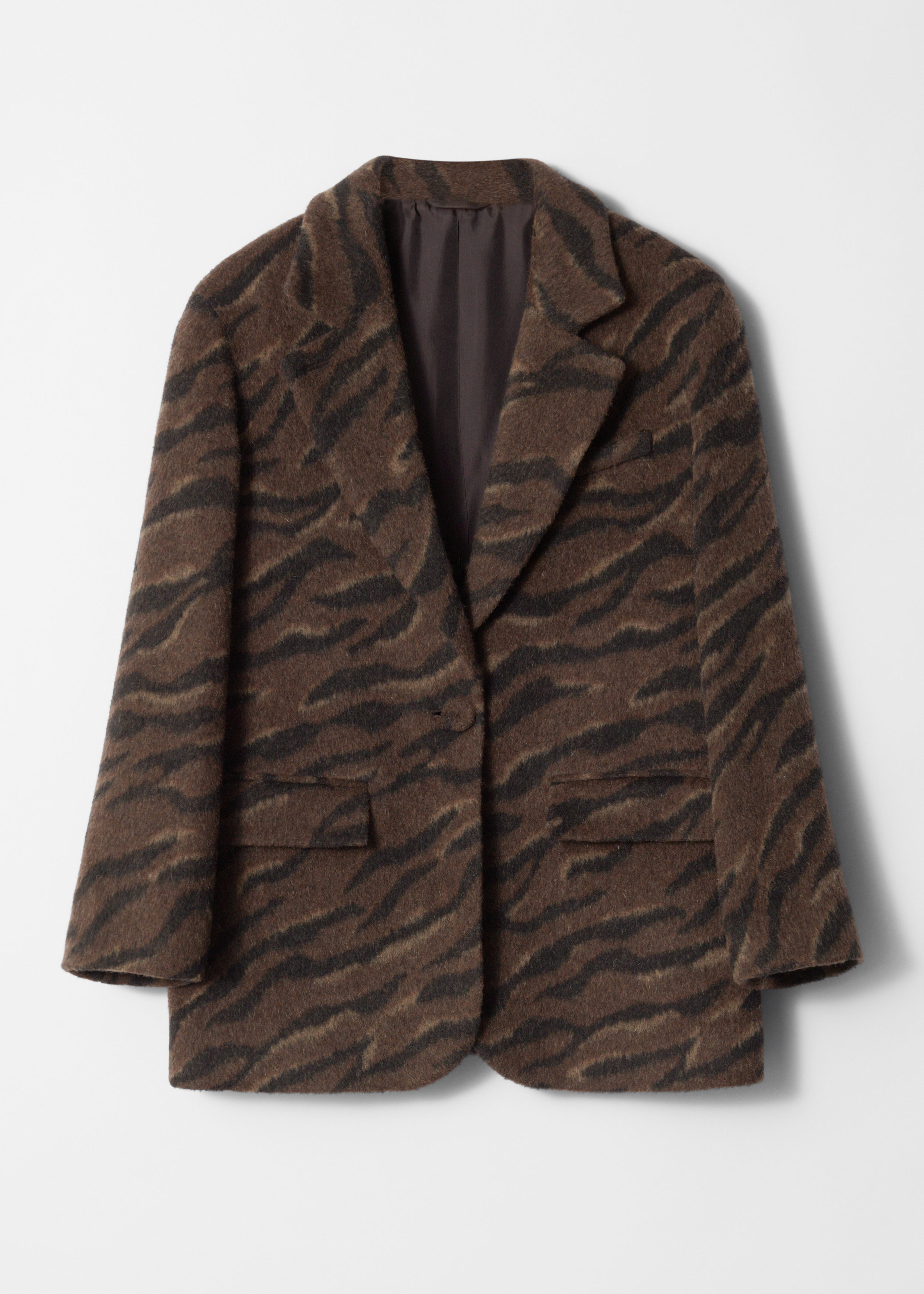 & Other Stories SINGLE-BREASTED WOOL BLAZER
