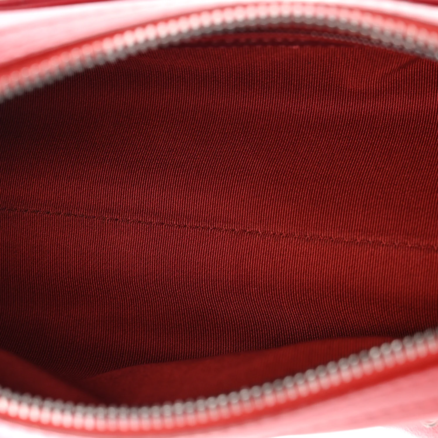 Calfskin Chain 20s Signature Bowling Bag Red - Top Club