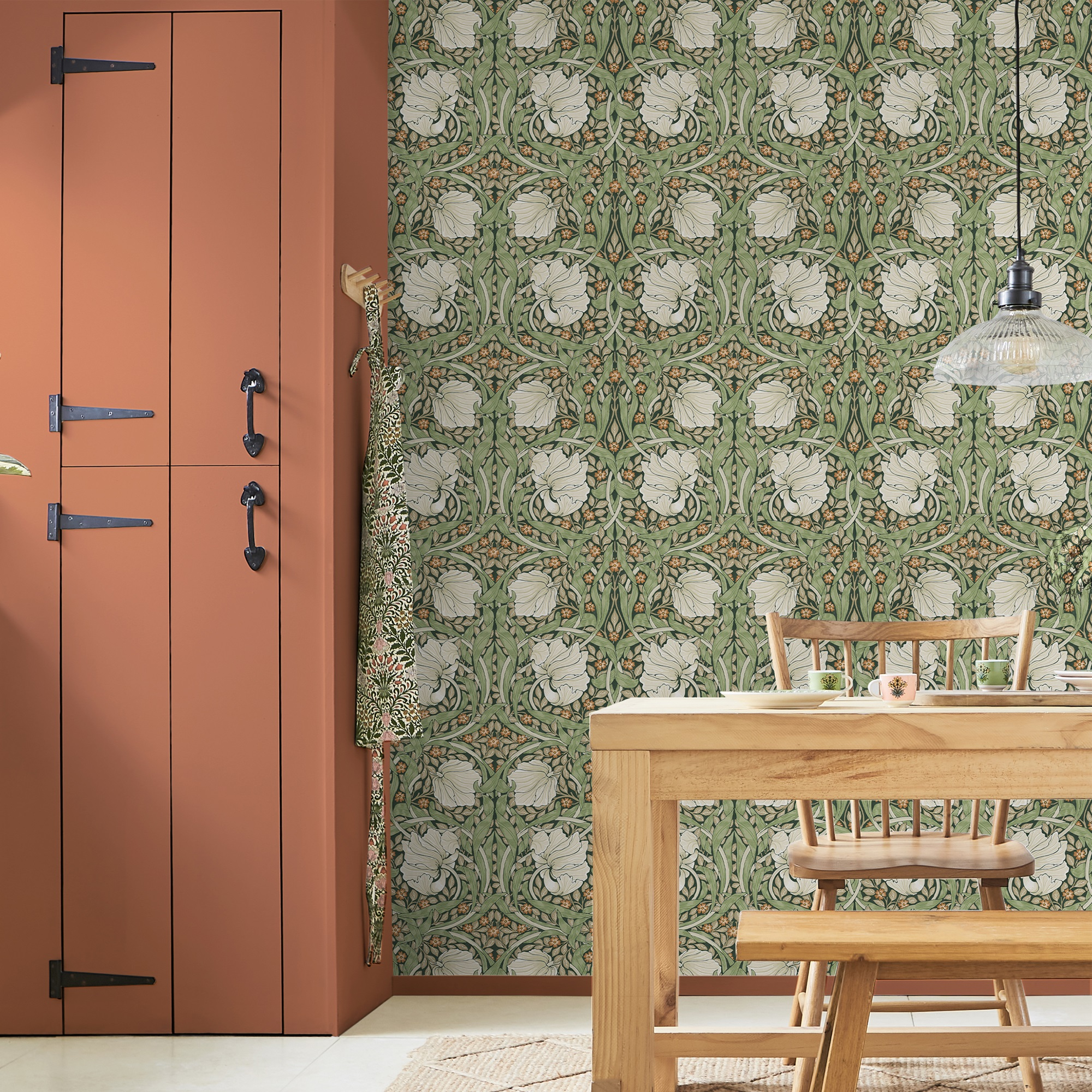 Vliesbehang pimpernel green