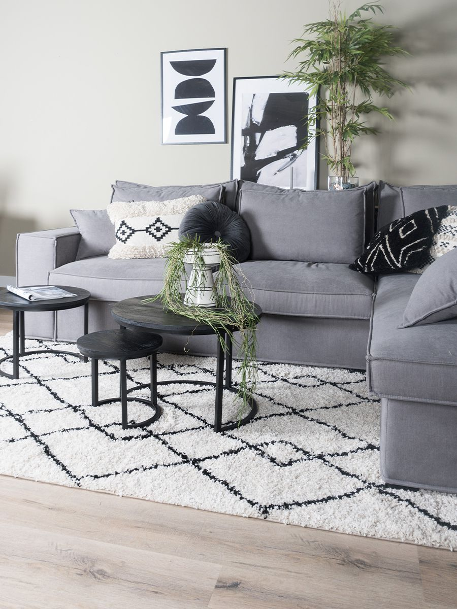 Vloerkleed Medina Cream 160 x 230 cm