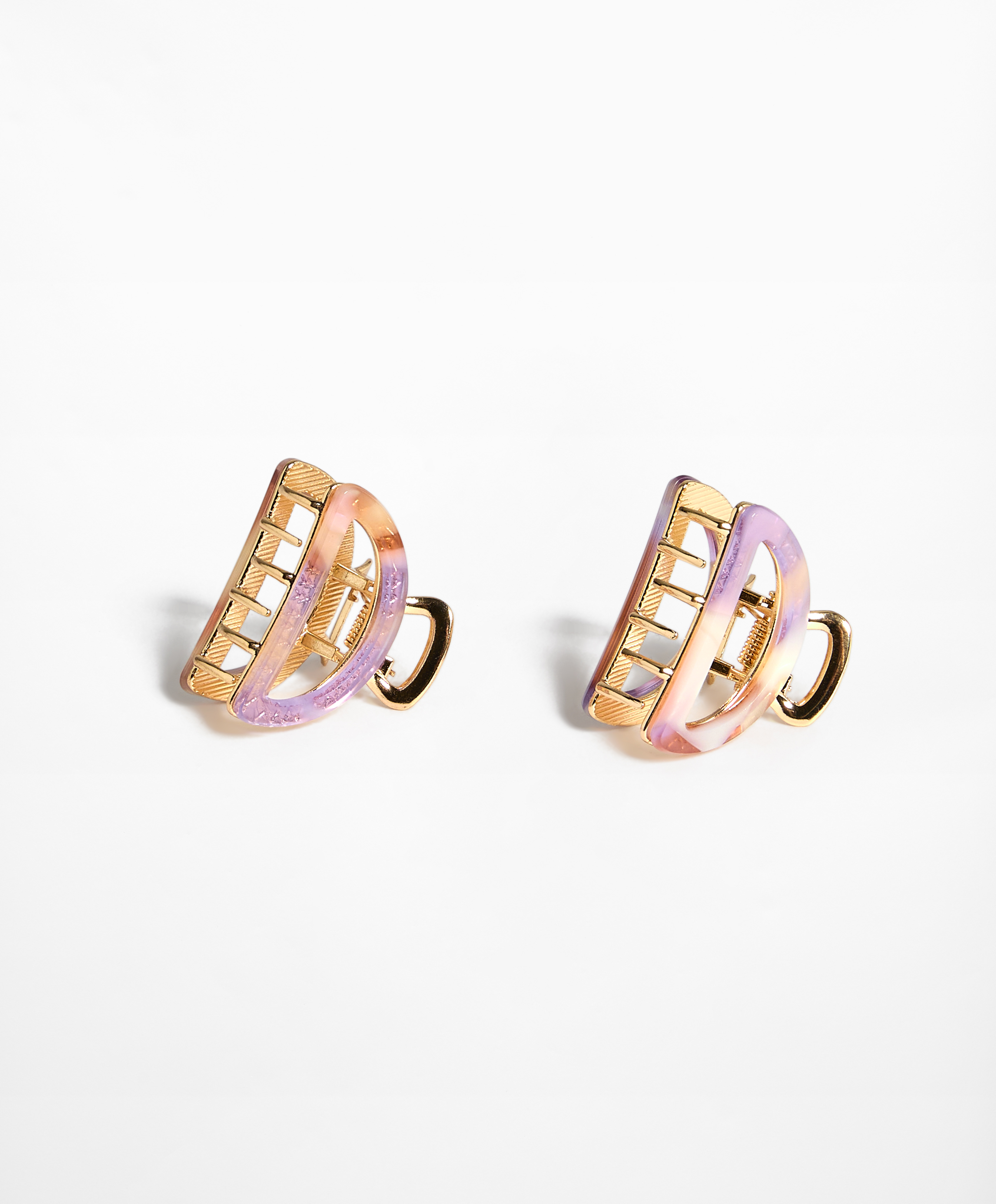 OYSHO 2 metallic mini hair clips