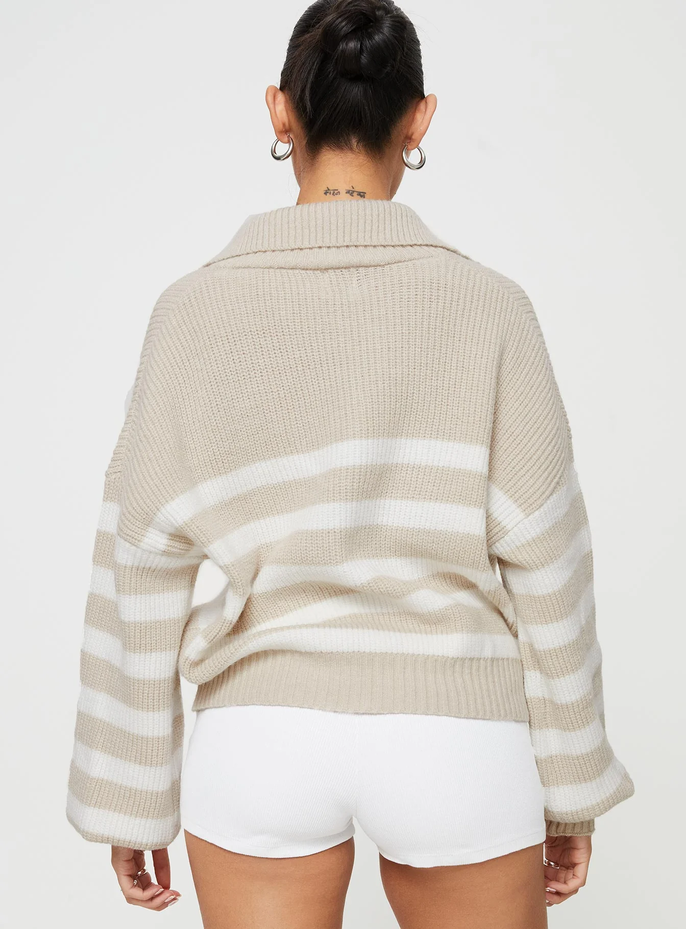 Williamson Stripe Sweater Beige