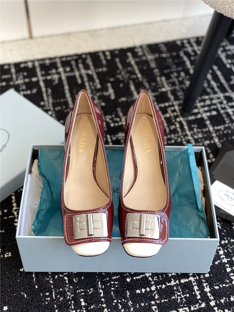 prada autumn and winter classic color matching shoes - Sneaker Replica Workshop