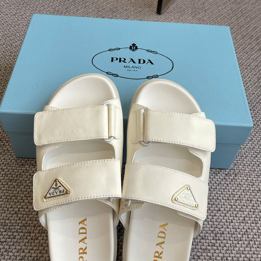PRADA Nappa leather slides - Top Club
