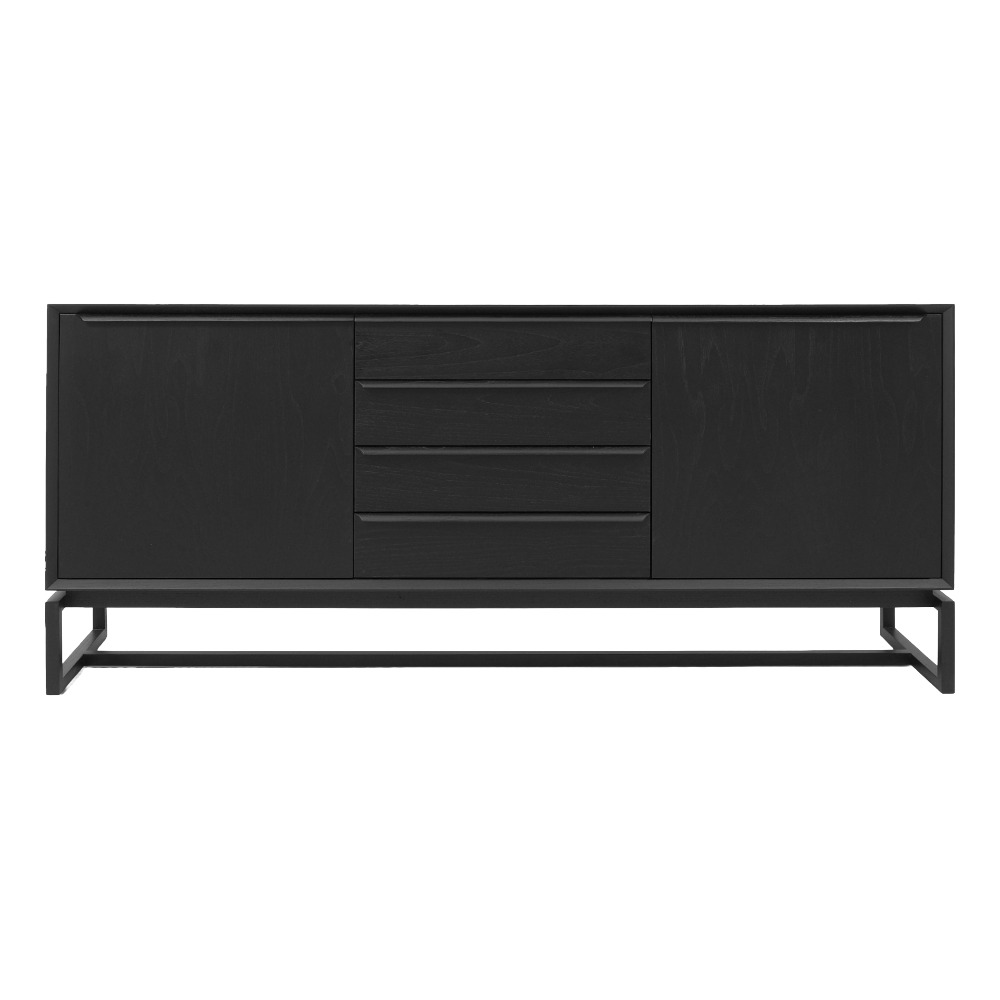 Dressoir Nordby 160 cm zwart