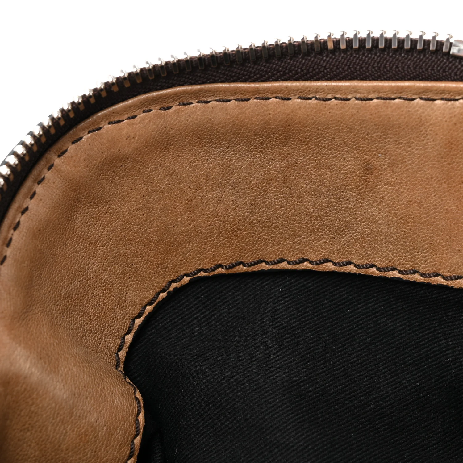 Patent Lambskin Medium Paddington Satchel Dark Brown - Top Club
