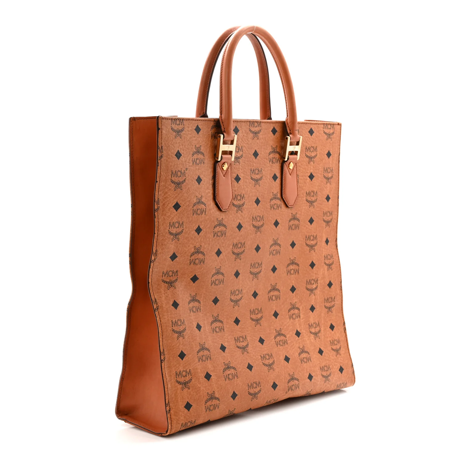 Visetos Large Munchen Tote Cognac - Top Club