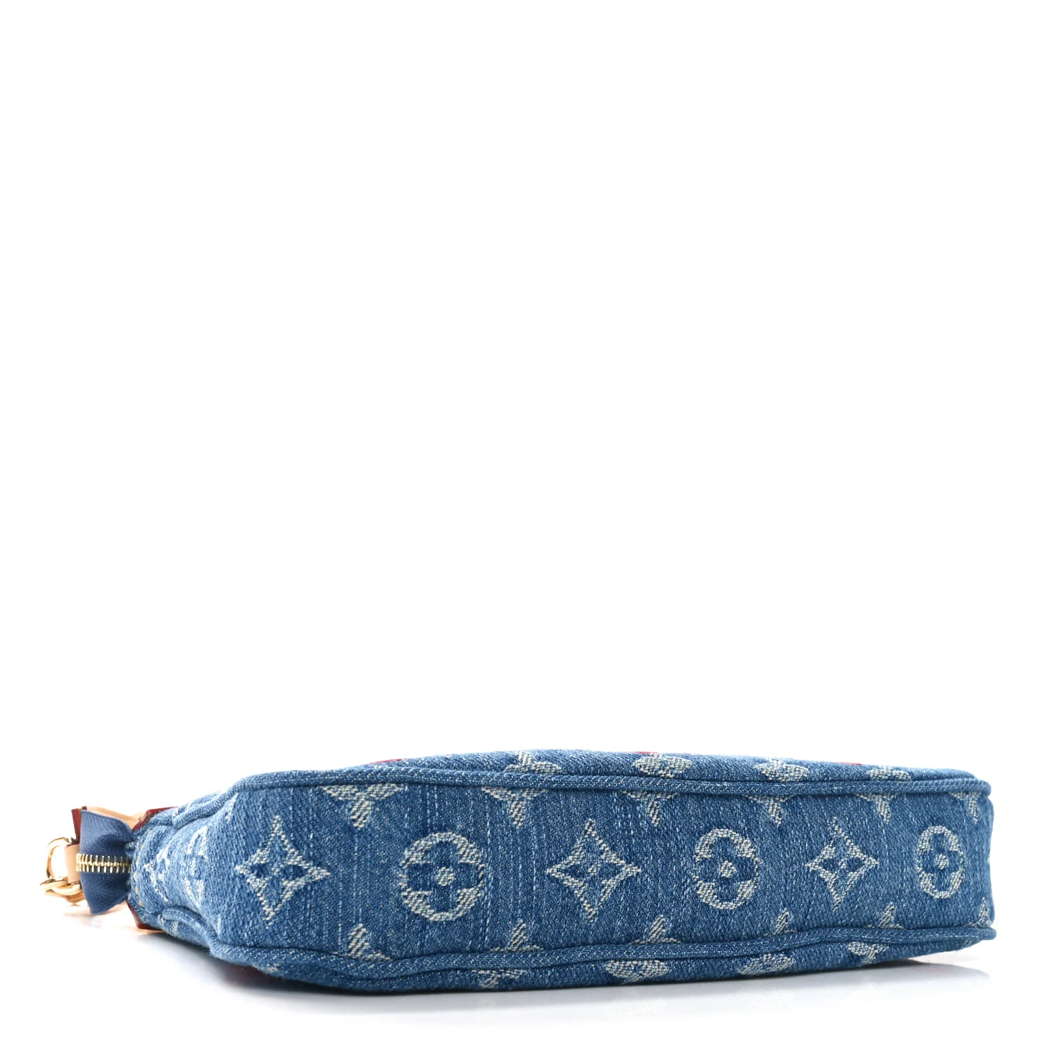 LV X TM Monogram Denim Cerises Pochette Accessories Blue - Top Club