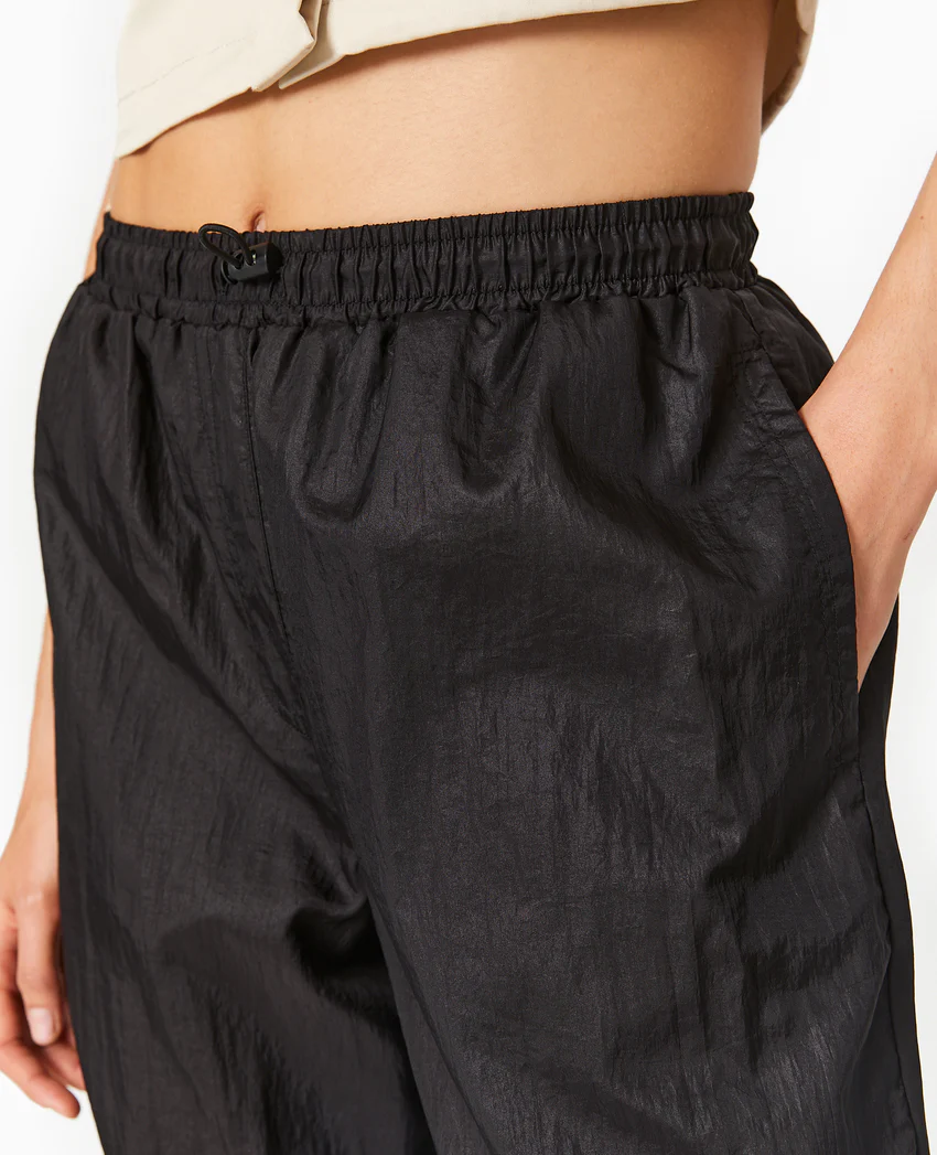 Pimkie Pantalon parachute avec liens élastiqués