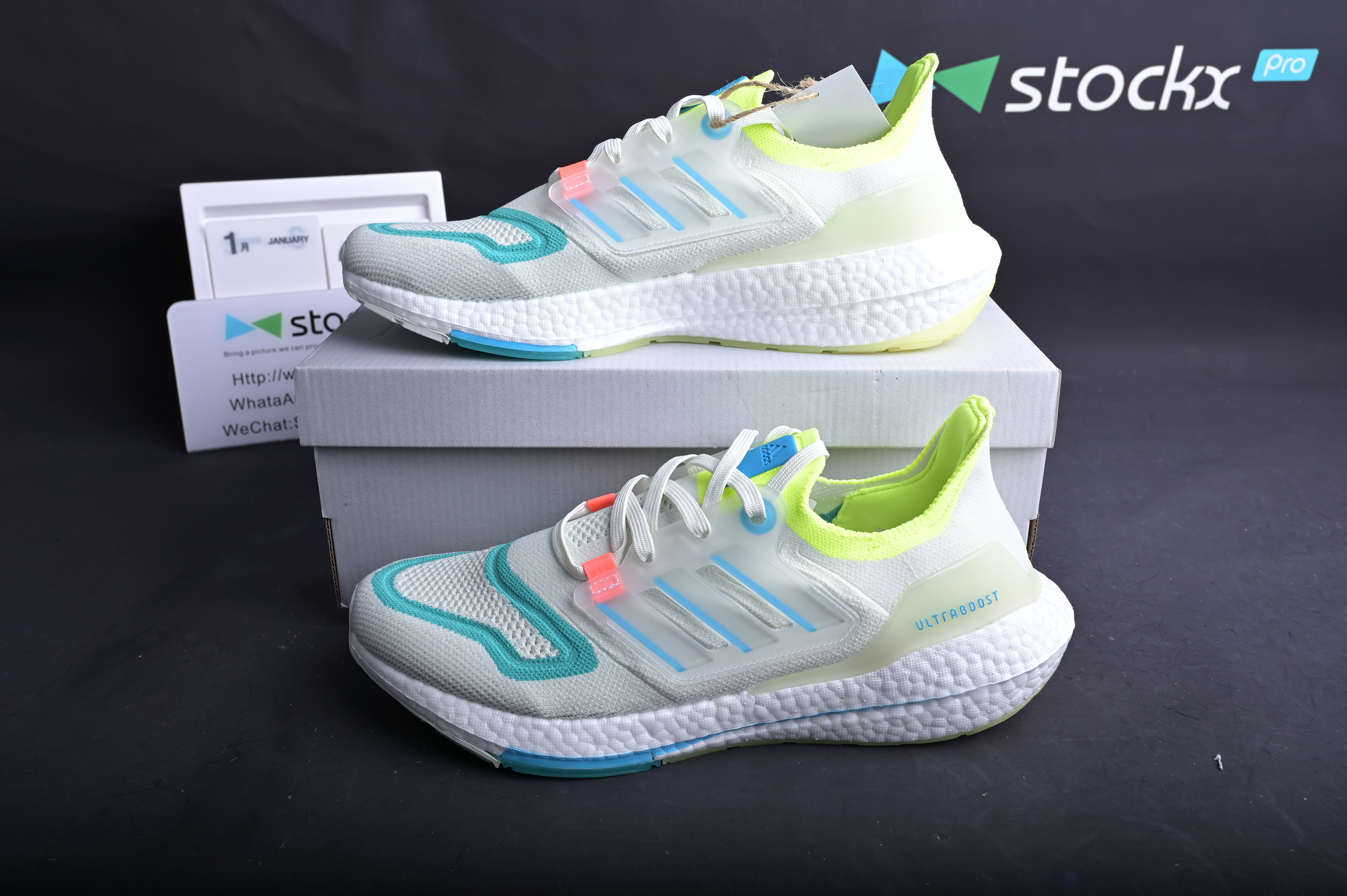 adidas Ultra Boost 22 Sky Mint Rush GY8674 - Sneaker Replica Workshop
