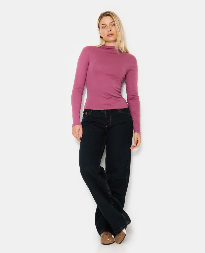 Pimkie T-shirt manches longues col montant