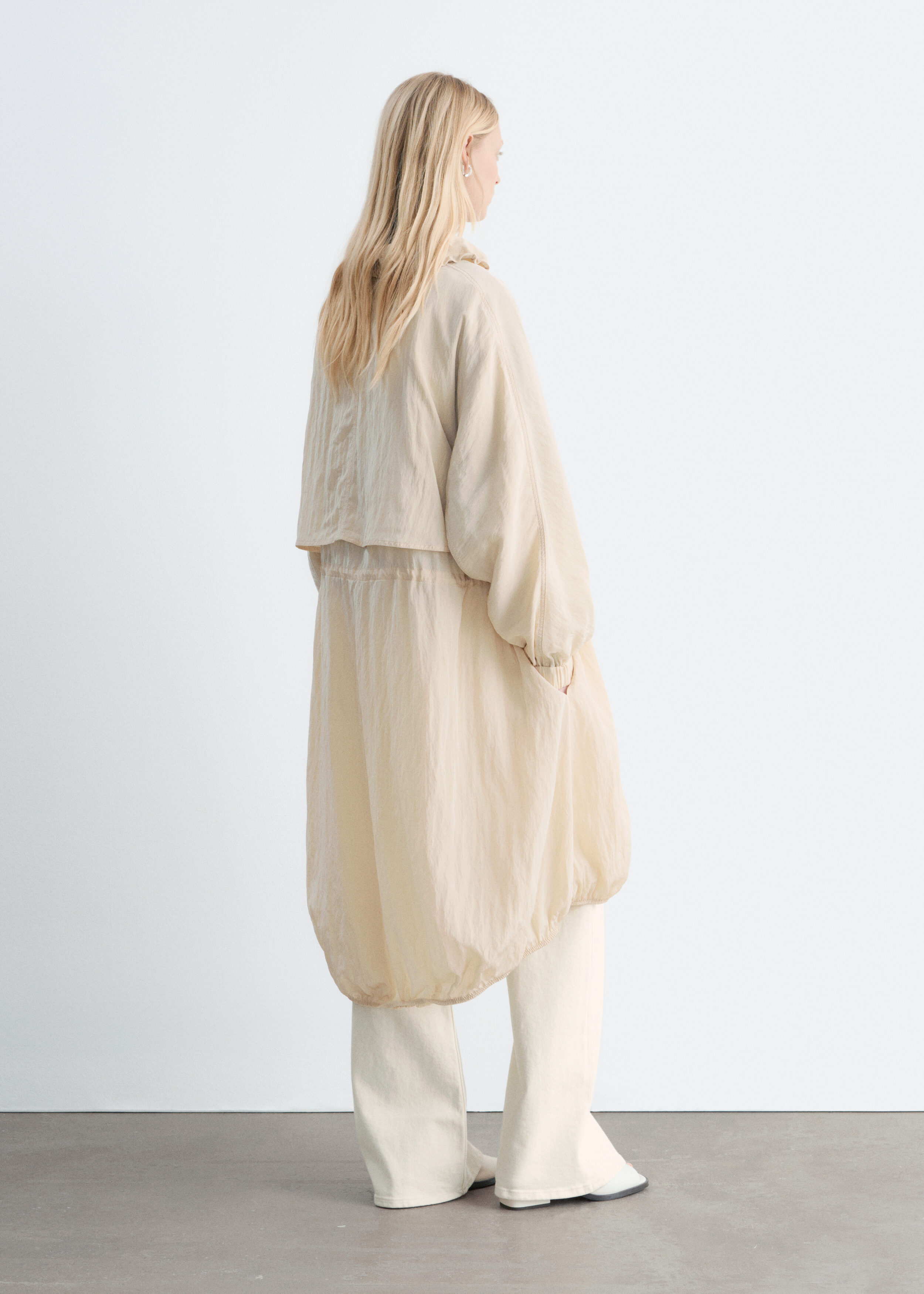 & Other Stories DRAWSTRING PARKA COAT