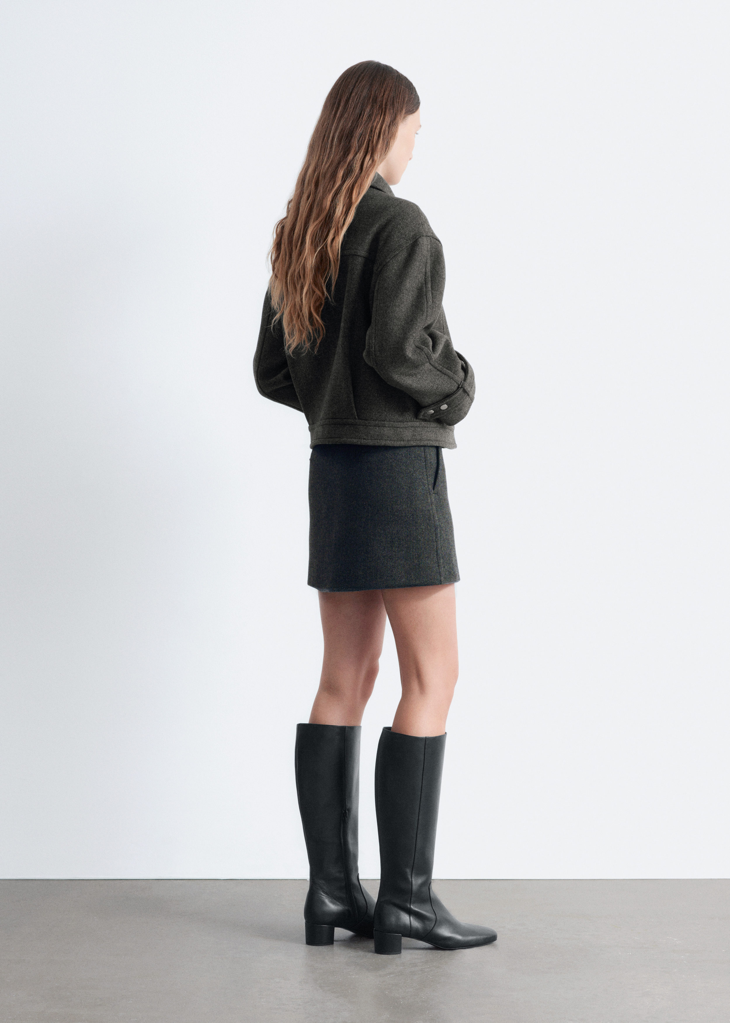 & Other Stories SHORT WOOL JACKET
